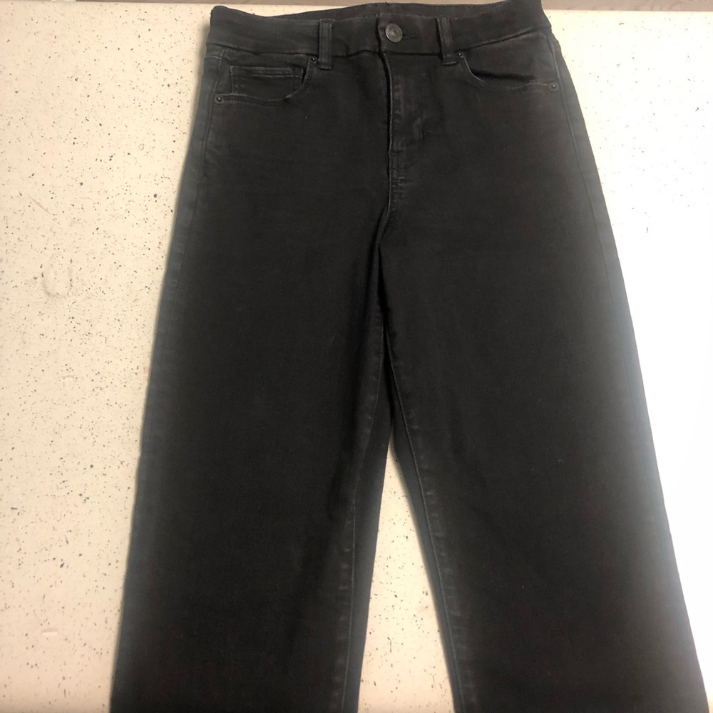 American Eagle Curvy Hi-Rise Skinny Black Jeans